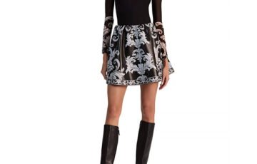 Alice And Olivia Chara Mini Dress-Winter's Tale (1) Alice And Olivia Chara Mini Dress-Winter's Tale (1)