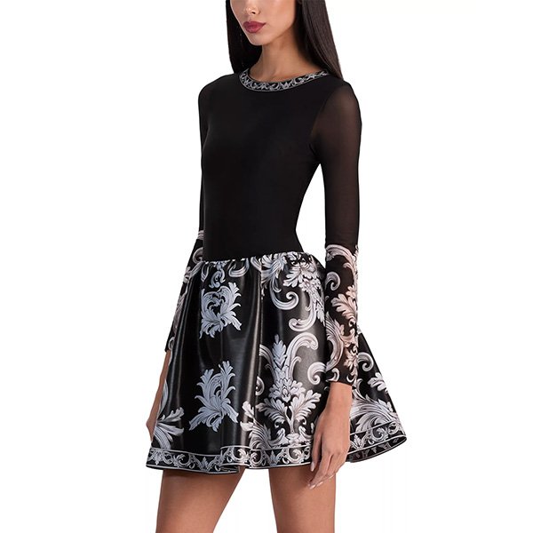 Alice And Olivia Chara Mini Dress Winters Tale 3