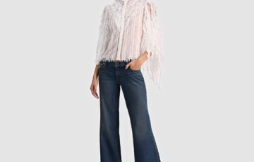 Alice Olivia Emryn Ultra Low Rise Flare Jean (1)