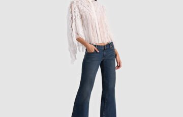 Alice Olivia Emryn Ultra Low Rise Flare Jean (4)