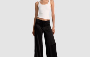 Alice Olivia Olivia Satin Wide Leg Pant (4)