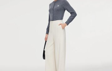 Goelia High Waist Wide Leg Pants-Ivory (4)