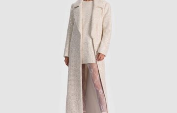 Nicholas Sequin Tweed Coat by Alice Olivia (4)