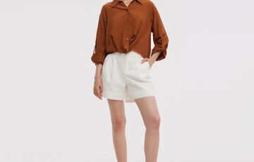 Tencel Blend Twist-Front Shirt (3)