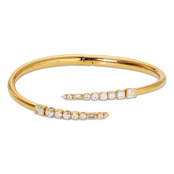 Nadri Cubic Zirconia Bypass Bangle