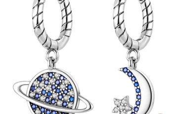 S925 Sterling Silver Colored Heart Hoop Earrings (46)