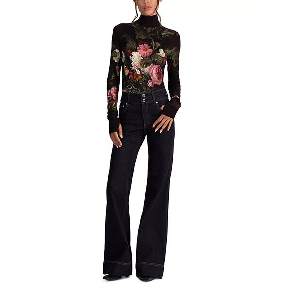 Alice And Olivia Delaina Turtleneck Top (1) Alice And Olivia Delaina Turtleneck Top