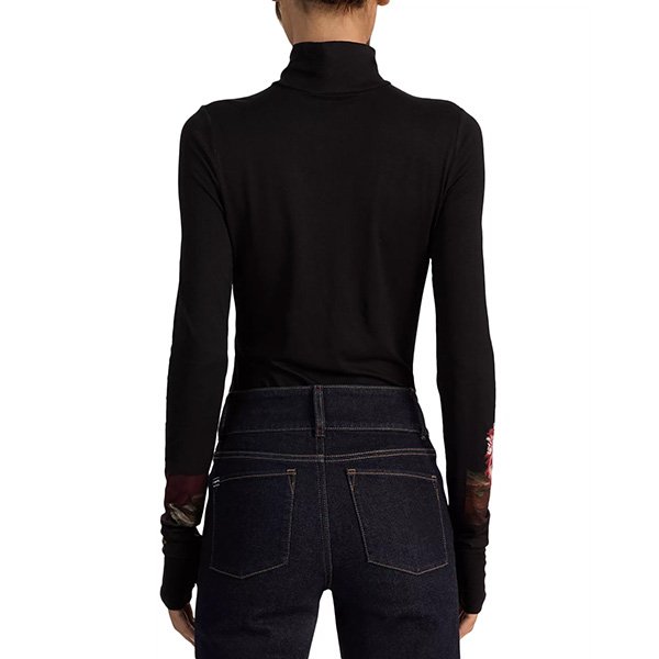 Alice And Olivia Delaina Turtleneck Top 3 Alice And Olivia Delaina Turtleneck Top - Image 3