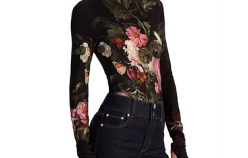 Alice And Olivia Delaina Turtleneck Top (3) Alice And Olivia Delaina Turtleneck Top (3)