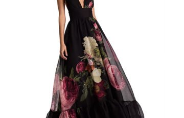 Alice And Olivia Roya Cape Gown-Be Still (1) Alice And Olivia Roya Cape Gown-Be Still (1)