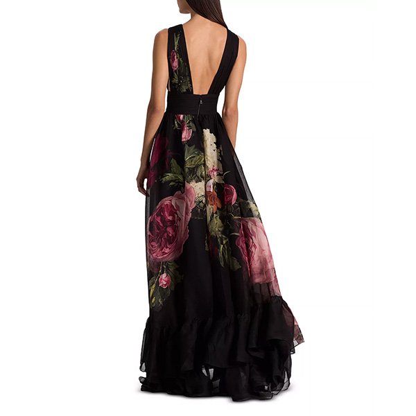 Alice And Olivia Roya Cape Gown-Be Still 3 Alice And Olivia Roya Cape Gown-Be Still - Image 3