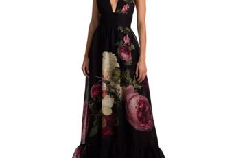 Alice And Olivia Roya Cape Gown-Be Still (5) Alice And Olivia Roya Cape Gown-Be Still (5)
