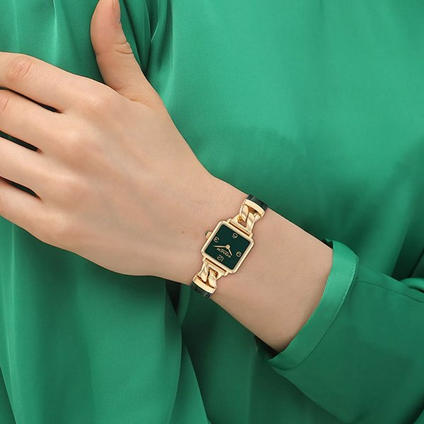 COACH Cass Watch 22mm in Green 2 COACH Cass Watch 22mm in Green - Image 2
