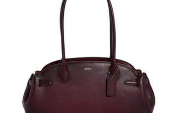COACH Empire Leather Shoulder Bag in Merlot (1) COACH Empire Leather Shoulder Bag in Merlot (1)