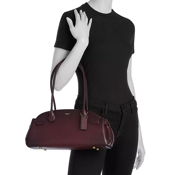 COACH Empire Leather Shoulder Bag in Merlot 2 COACH Empire Leather Shoulder Bag in Merlot - Image 2