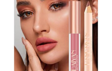 HANDAIYAN Velvet Matte Lip Liner Lip Gloss Set (13)