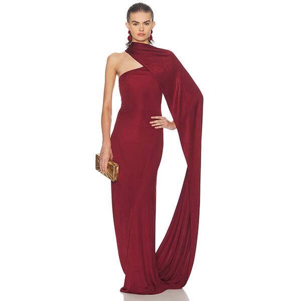 Helsa Muse Cape Sleeve Dress