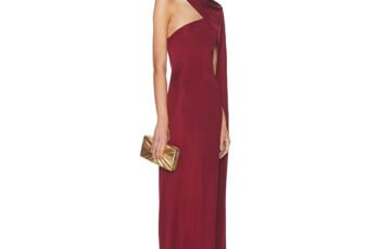 Helsa Muse Cape Sleeve Dress (2)