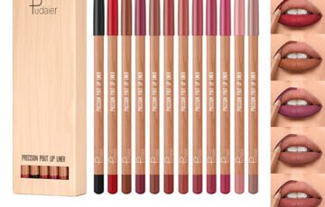 Pudaier 12-Color Waterproof Lip Liner Set (1)