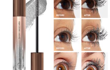 Pudaier Glitter Mascara Waterproof Long Lasting (8)