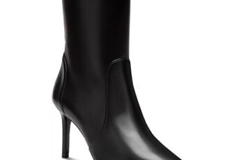 Stuart Weitzman Power 75 Zip Booties-Black (1) Stuart Weitzman Power 75 Zip Booties-Black (1)