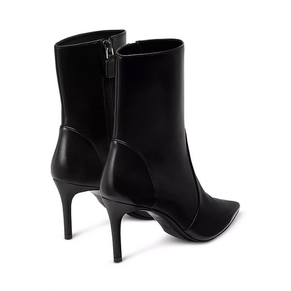 Stuart Weitzman Power 75 Zip Booties in Black 3 Stuart Weitzman Power 75 Zip Booties in Black - Image 3