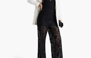 ZIMMERMANN High-Rise Corded Lace Pants (1)
