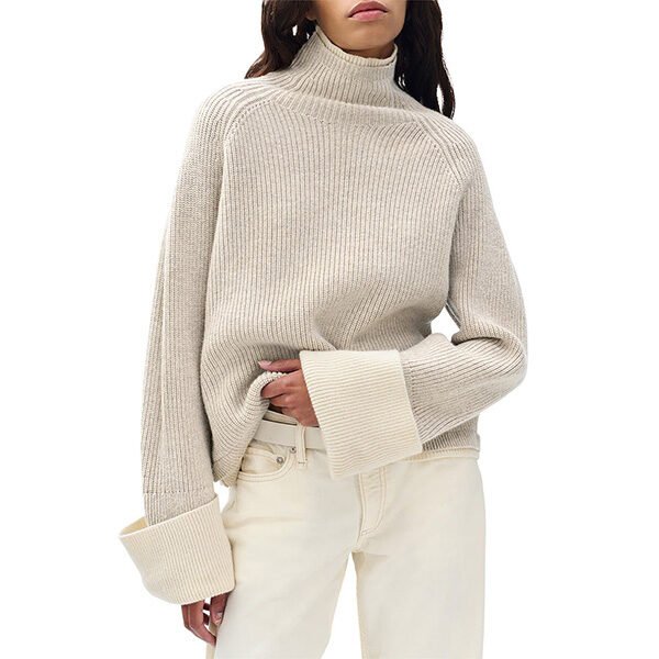 rag And bone Ilaria Wool Sweater in Oat