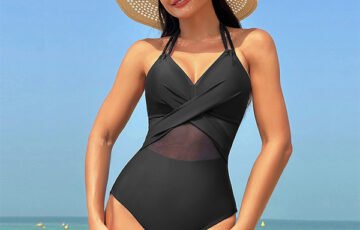 2025 One-Piece Mesh Bikini Swimsuit Women (11)