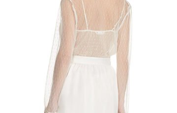 Flora Nikrooz Charmeuse Robe in Ivory (2)