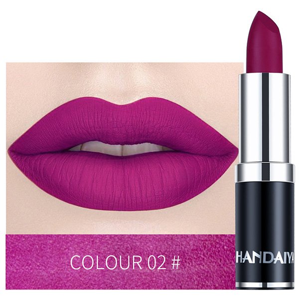 Matte Lipstick 12 shades long lasting moisturizing formula
