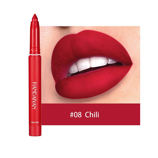 Matte lipstick pen Handaiyan in Peach #02 with creamy formula