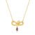 S925 Zodiac Snake Garnet Necklace