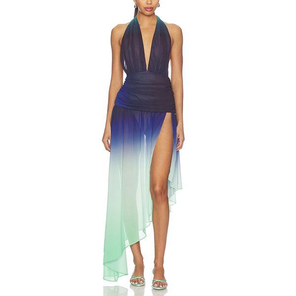 Halter Maxi Dress - Sargun Ombre | NBD