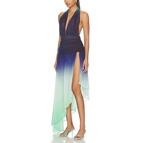 Halter Maxi Dress - Sargun Ombre | NBD