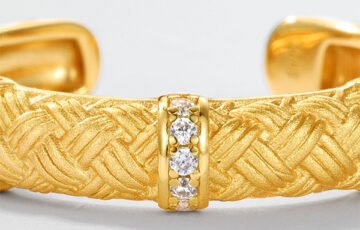 S925 Chinese Style Handwoven Gold Ring (4)