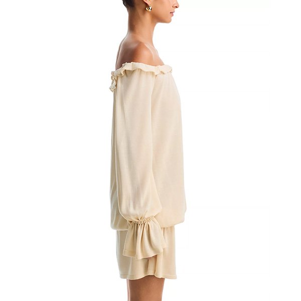 Off The Shoulder Mini Dress - Cryo