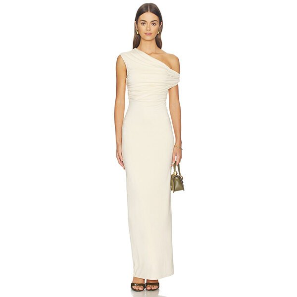 One Shoulder Maxi Dress - Alessia
