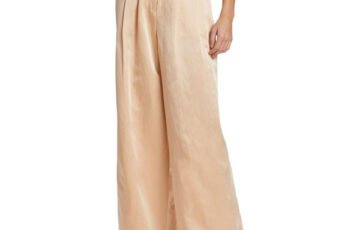Adam Lippes Satin Pleated Pants (1)