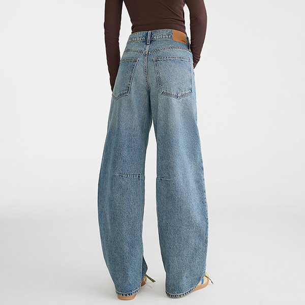 Barrel Leg Baggy Jeans 5