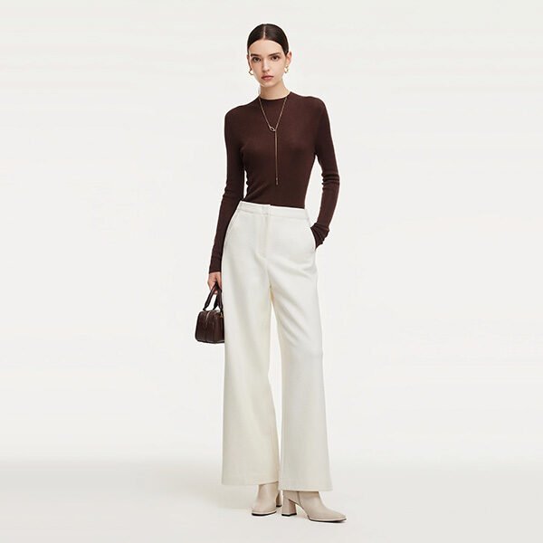 Goelia Adjustable Waist Wide-Leg Pants