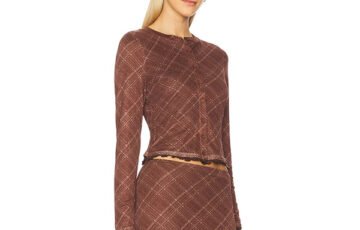 Line And Dot Richard Plaid Top (3)