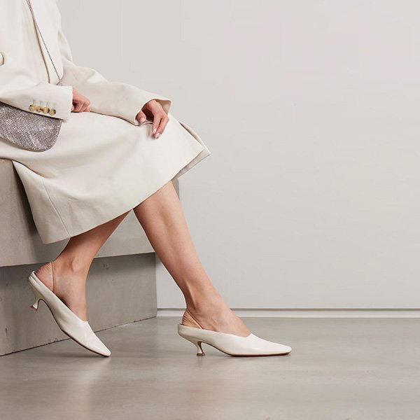 Calvin Klein Anna Convertible Leather Mules 2 Calvin Klein Anna Convertible Leather Mules - Image 2