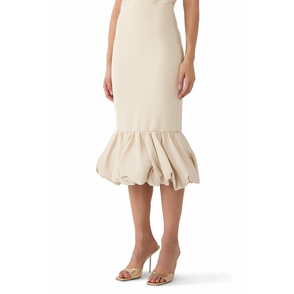 Simkhai Camille Linen Knit Midi Skirt 1