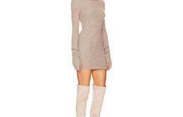 Helsa Lauren Ribbed Knit Dress (2)