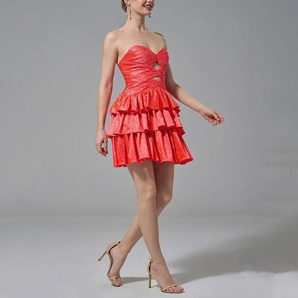 AW Irene Dress | Strapless Mini Dress - Image 2
