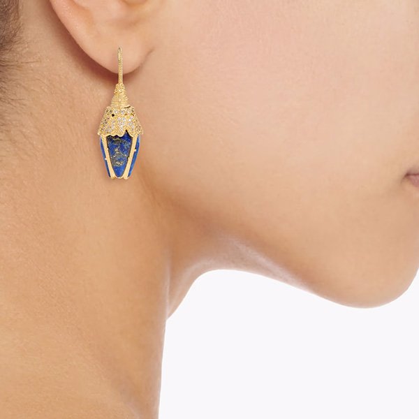 Elegant Zimmermann Gold-Tone Crystal Earrings (2)