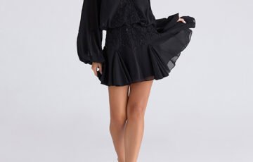 HOUSE OF CB Gianna Beaded Dress in Black (1)