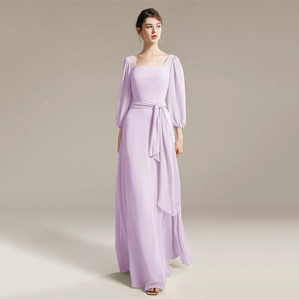 AW Claribel Dress Lilac Chiffon (1)