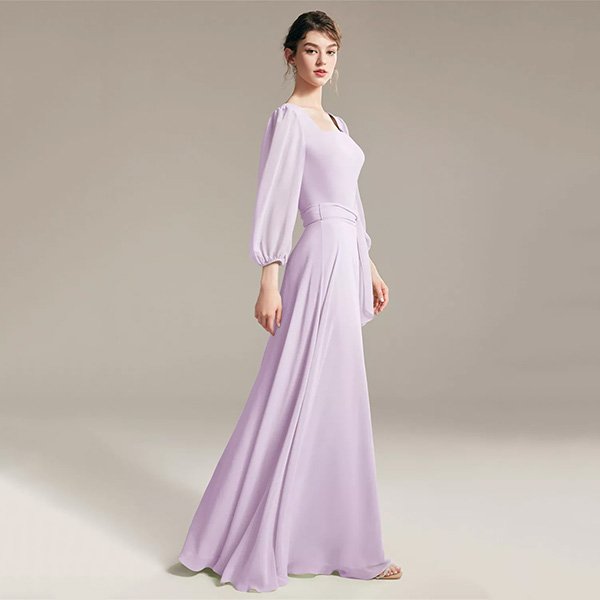 AW Claribel Dress Lilac Chiffon (4)